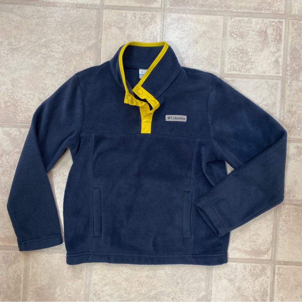 Boys' Steens Mountain Quarter Snap Fleece Pullover size small